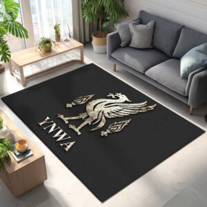 Alternative view of Liverpool FC You Never Walk Alone Teppich