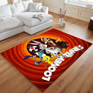 Alternative view of Looney Tunes – Alle Charaktere 11 Teppich - TOK