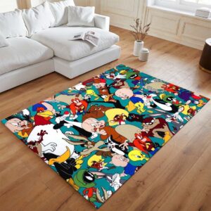 Alternative view of Looney Tunes – Alle Charaktere 14 Teppich - TOK