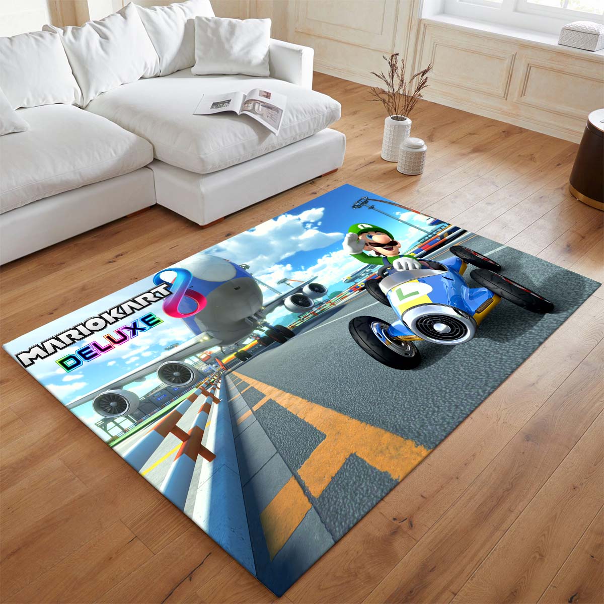Luigi – Super Mario Racing Teppich - TOK – Bild 2