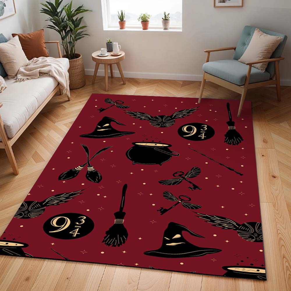 Magische Dinge Harry Potter Symbole Nimbus 2000 Sprechender Hut Teppich - TOK