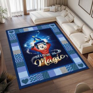 Alternative view of Zauberer Micky – Glaube an Magie Teppich - TOK