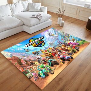 Alternative view of Mario Kart – Welt Teppich - TOK