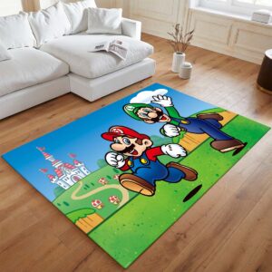 Alternative view of Mario und Luigi – Super Mario 4 Teppich - TOK