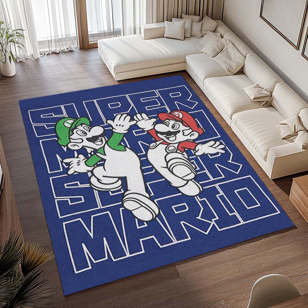 Mario und Luigi – Super Mario 5 Teppich - TOK – Bild 2
