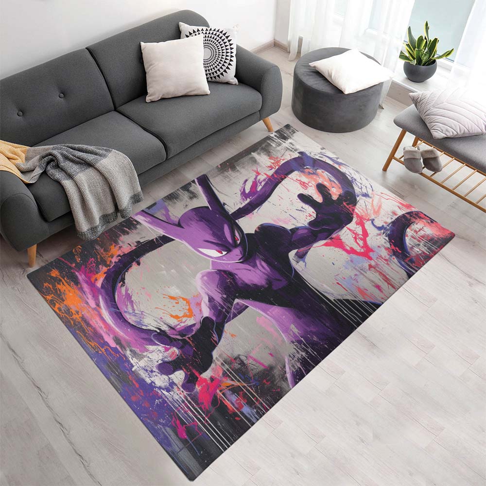 Mewtu Pokémon - Mewtwo Pokemon 13 Teppich - TOK