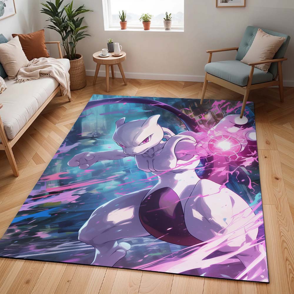 Mewtu Pokémon - Mewtwo Pokemon 19 Teppich - TOK