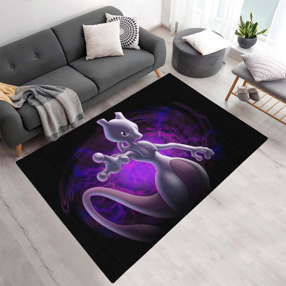 Mewtu Pokémon - Mewtwo Pokemon 3 Teppich - TOK