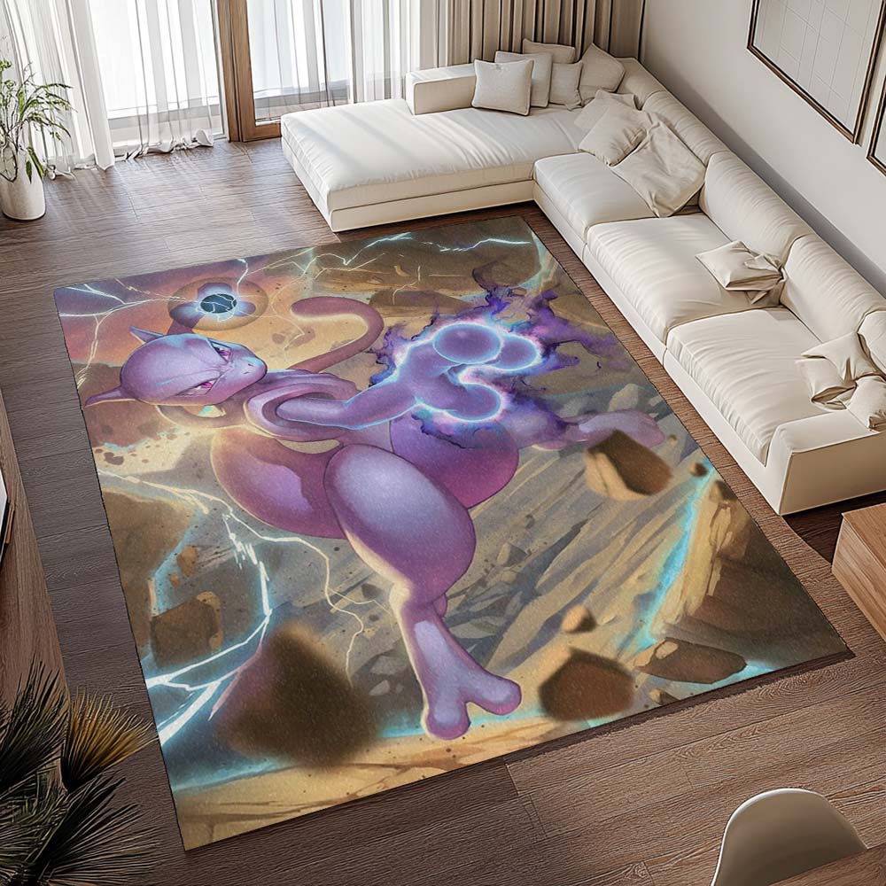Mewtu Pokémon - Mewtwo Pokemon 5 Teppich - TOK – Bild 2