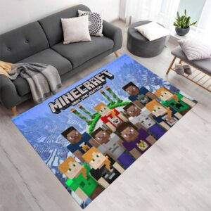 Minecraft Alle Charaktere Freunde im Spiel Teppich - TOK