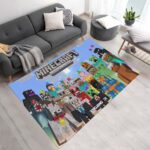 Minecraft Alle Charaktere Freunde im Spiel 2 Teppich – TOK