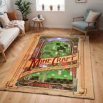 Minecraft Creeper und Charaktere Teppich – TOK