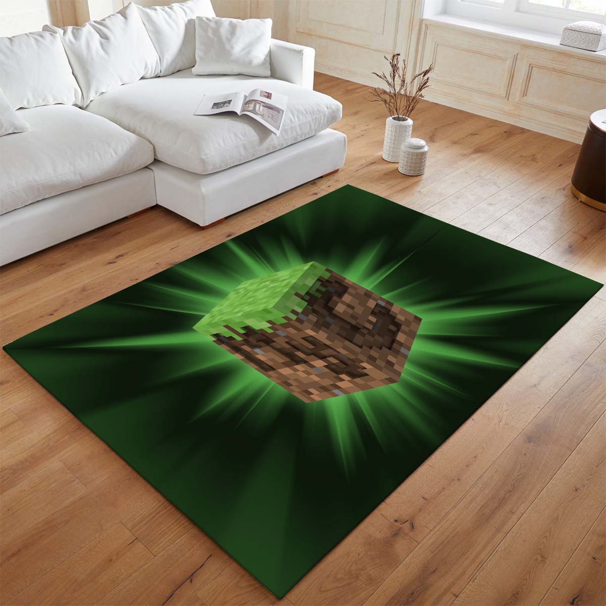 Minecraft Grasblock Teppich - TOK – Bild 2
