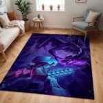 Minecraft Steve Kampf Enderman Enderdrachen Teppich – TOK