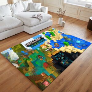 Alternative view of Minecraft Das Wilde Update Teppich - TOK