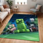 Minecraft Schurke Creeper Spinne Enderman Teppich – TOK