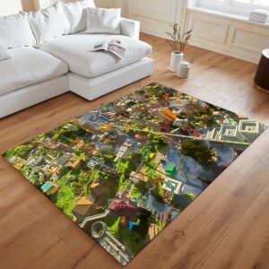 Alternative view of Minecraft Welt 1 Teppich - TOK