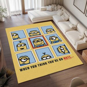 Alternative view of Minions – Wenn du denkst, du bist auf Stumm geschaltet Teppich - TOK