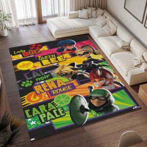 Alternative view of Miraculous Ladybug – Alle Charaktere 02 Teppich - TOK