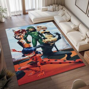 Alternative view of Miraculous Ladybug – Alle Charaktere 07 Teppich - TOK