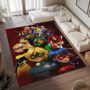 Alternative view of Miraculous Ladybug – Alle Charaktere 08 Teppich - TOK