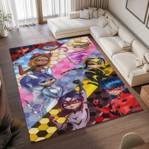Alternative view of Miraculous Ladybug – Alle Charaktere 09 Teppich - TOK