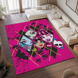 Alternative view of Monster High – Alle Charaktere 10 Teppich - TOK