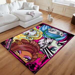 Alternative view of Monster High – Alle Charaktere 20 Teppich - TOK