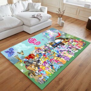 Alternative view of My Little Pony – Alle Charaktere 12 Teppich - TOK