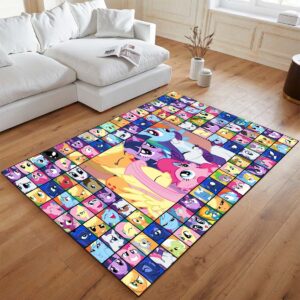 Alternative view of My Little Pony – Alle Charaktere 19 Teppich - TOK