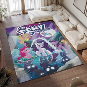 Alternative view of My Little Pony – Alle Charaktere – Freundschaft ist Magie Teppich - TOK