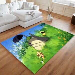 Alternative view of Mein Nachbar Totoro Alle Charaktere 2 Teppich - TOK