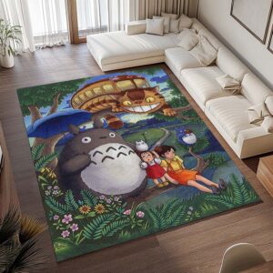 Alternative view of Mein Nachbar Totoro Alle Charaktere 38 Teppich - TOK