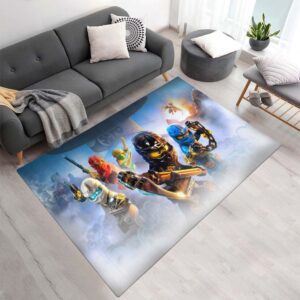 Ninjago Alle Charaktere Kampf 1008 Teppich - TOK
