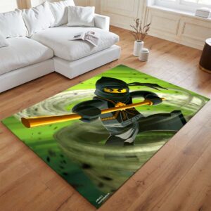 Alternative view of Ninjago Alle Charaktere Kampf 1009 Teppich - TOK