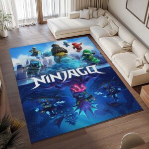 Alternative view of Ninjago Alle Charaktere Kampf 1015 Teppich - TOK