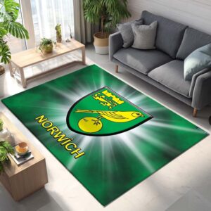 Alternative view of Norwich City FC EFL Championship 19 Teppich