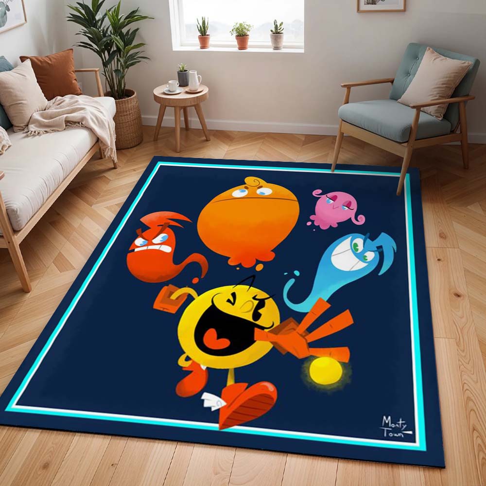 Pac-Man und Geister Teppich - TOK