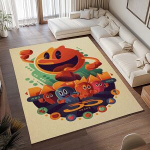 Alternative view of Pac-Man und Geister 4 Teppich - TOK