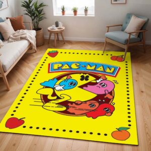 Pac-Man frisst Geister im Spiel Teppich - TOK