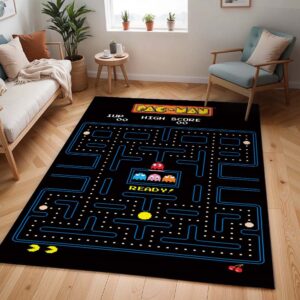 Pac-Man Spiel Highscore Bildschirm Bereit Teppich - TOK