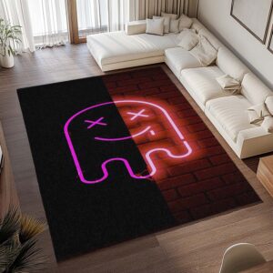 Alternative view of Pac-Man mit Neonlicht Teppich - TOK