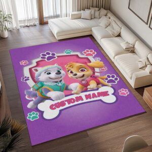 Alternative view of Paw Patrol – Everest und Skye – Benutzerdefiniert Teppich - TOK