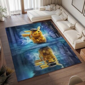 Alternative view of Pikachu Detektiv 1 Teppich - TOK