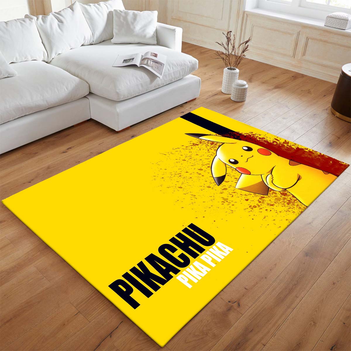 Pikachu Pika Pika Süß Teppich - TOK – Bild 2