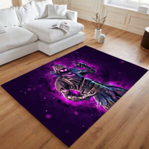 Alternative view of Raven Violett Neonlicht Skin Fortnite 07 Teppich - TOK