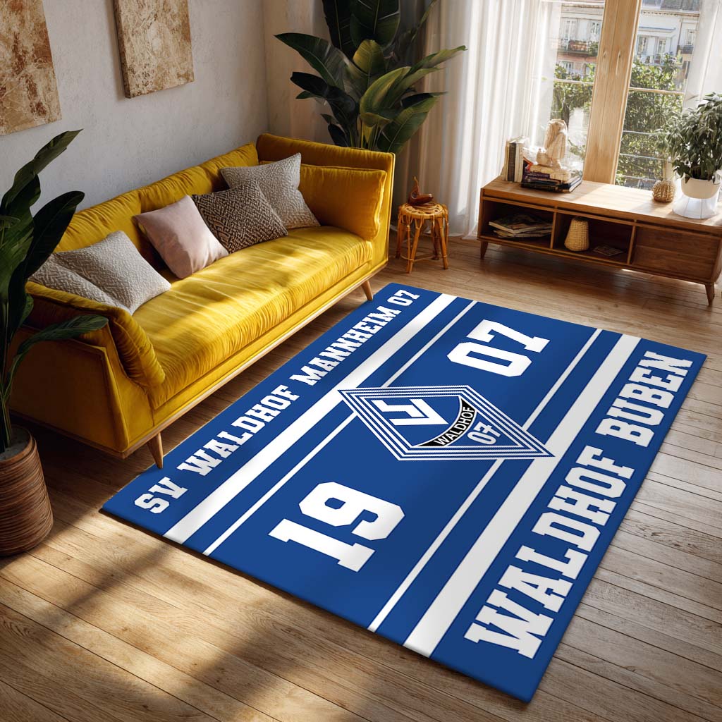 SV Waldhof Mannheim 07 - Waldhof Mannheim Teppich 02 - Teppich für Fans – Bild 2