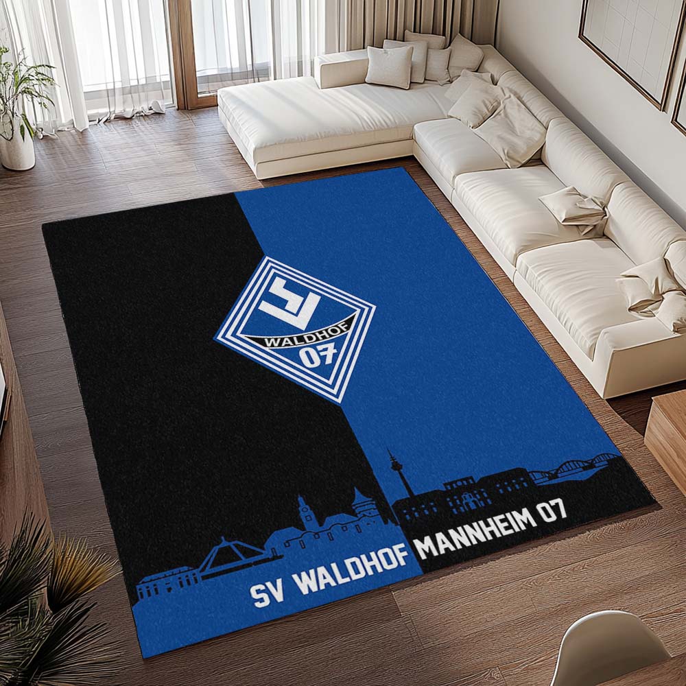 SV Waldhof Mannheim 07 - Waldhof Mannheim Teppich 14 - Teppich für Fans – Bild 2