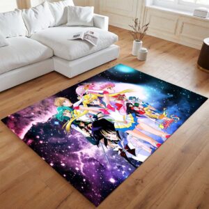 Alternative view of Sailor Moon – Bunny Tsukino und Freunde 3 Teppich - TOK