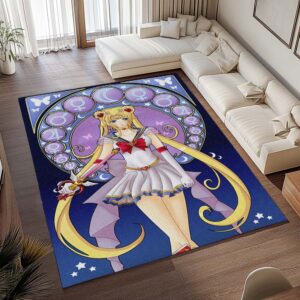 Alternative view of Sailor Moon – Bunny Tsukino – Prinzessin Serenity 14 Teppich - TOK